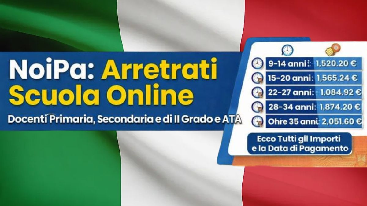 NoiPa: Arretrati Scuola Online per Docenti Primaria, Secondaria e di II Grado e ATA – Ecco Tutti gli Importi e la Data di Pagamento